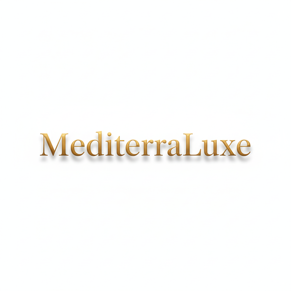 MediterraLuxe logo on a white background